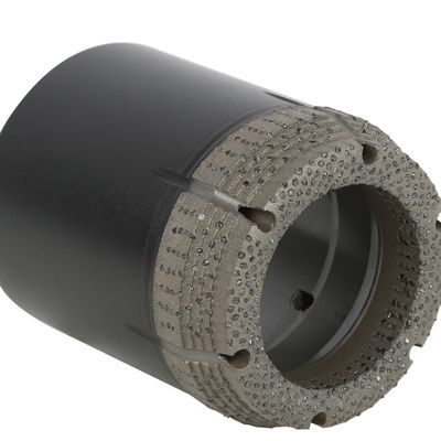 Threaded Alloy Steel Natural Diamond Core Bits with Standard/Long Crown Height
