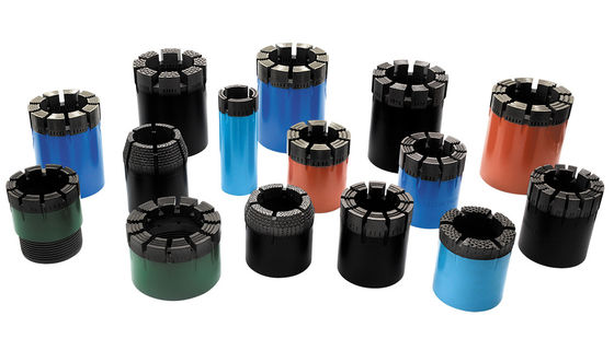 Verschleißfeste, imprägnierte Diamantbohrkrone