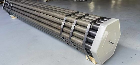 HQ Multifunktionale Drahtbohrstangen mit wärmebehandelten Stahlröhren und präzisen Gewindeöffnungen