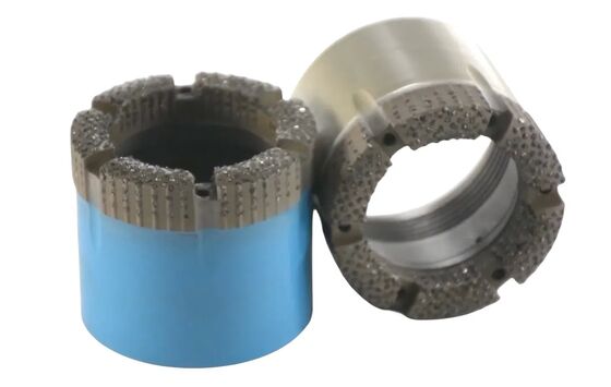 Enhanced Stability in Fractured Formations Efficient Removal of Cuttings Surface Set Diamond Core Bit